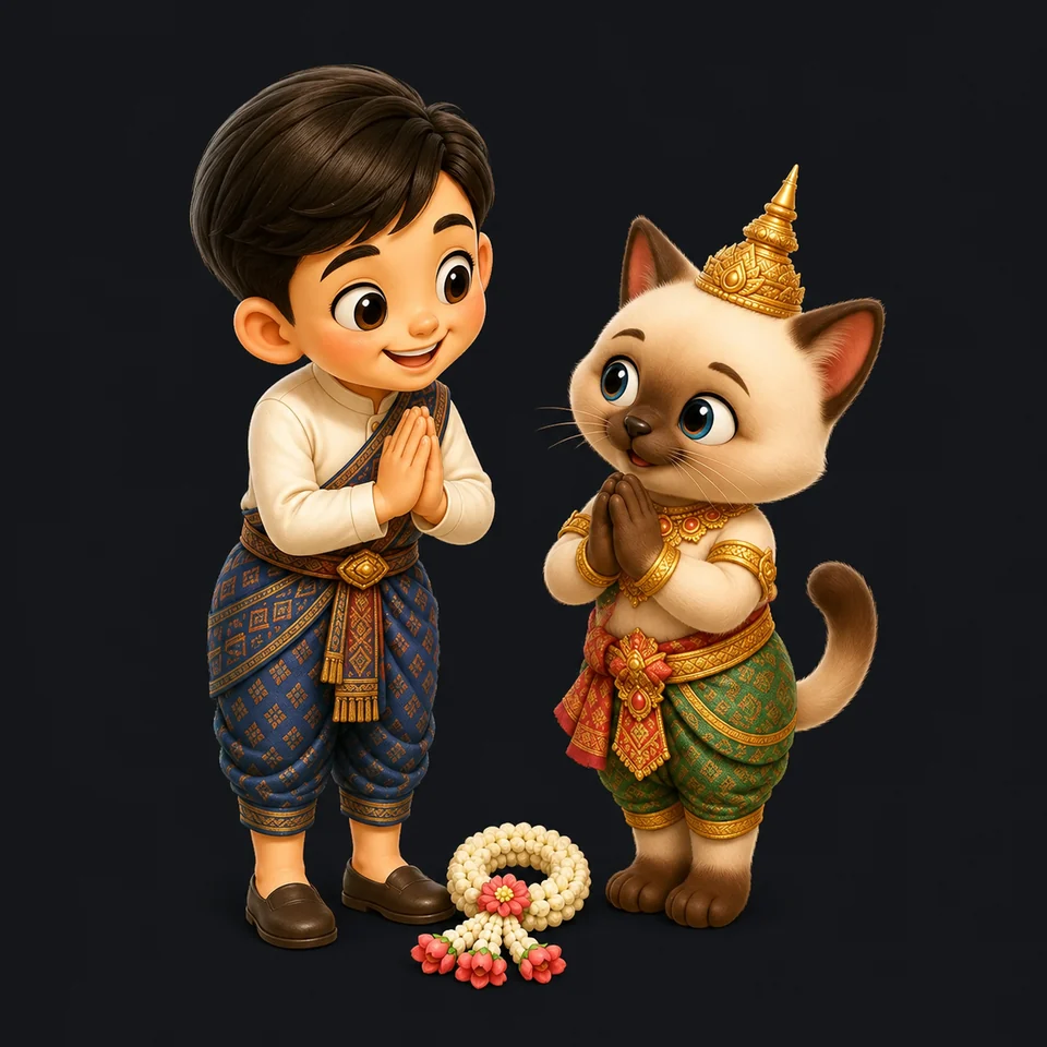 Sabai Thai companions exploring greetings & politeness