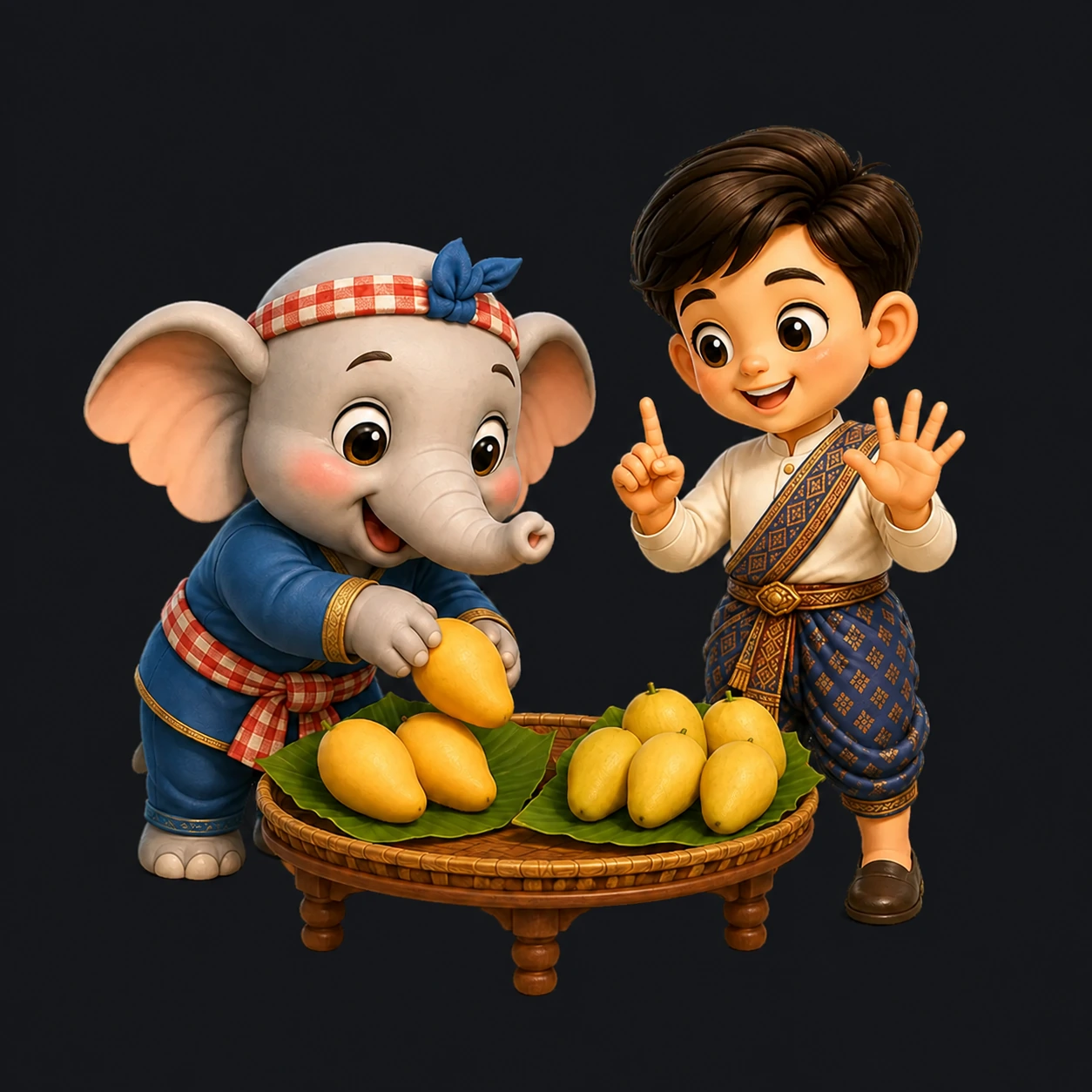 Sabai Thai companions exploring numbers 1–100