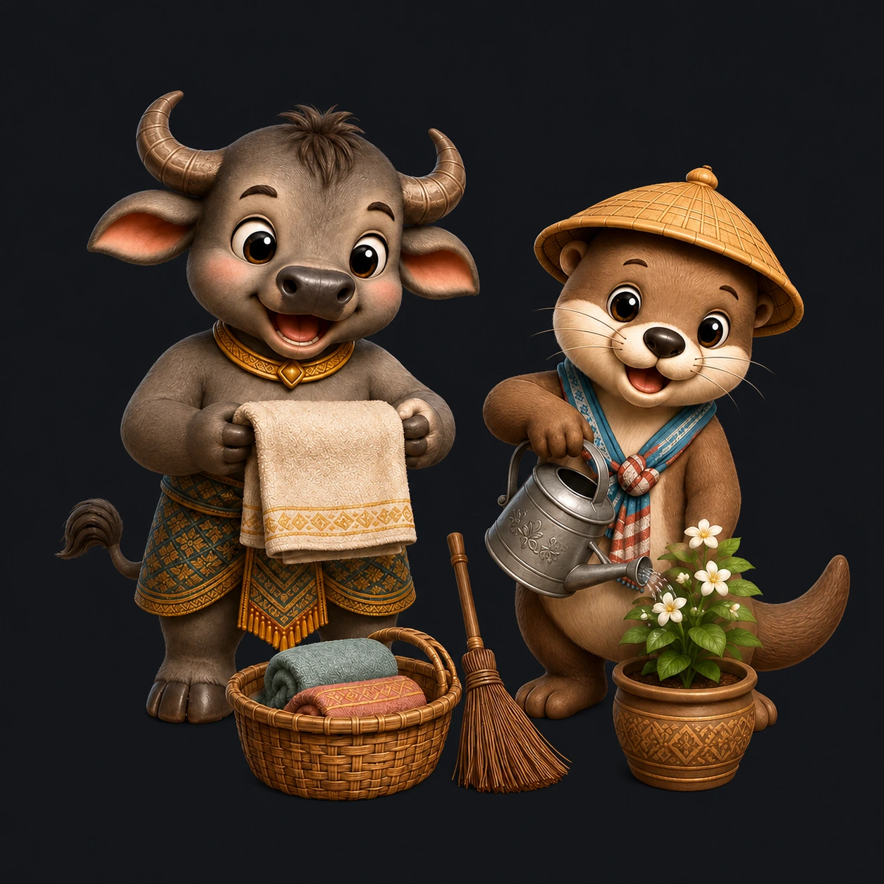 Sabai Thai companions exploring daily life
