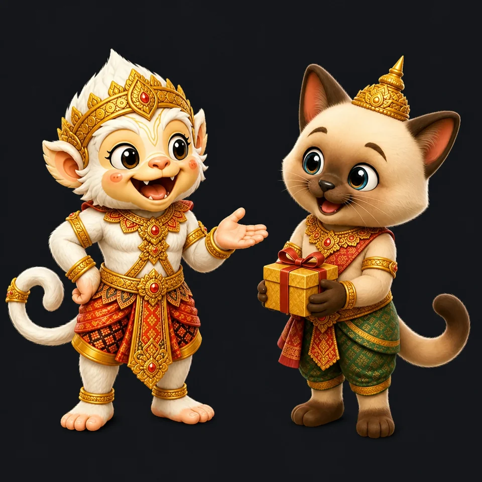 Sabai Thai companions exploring social expressions