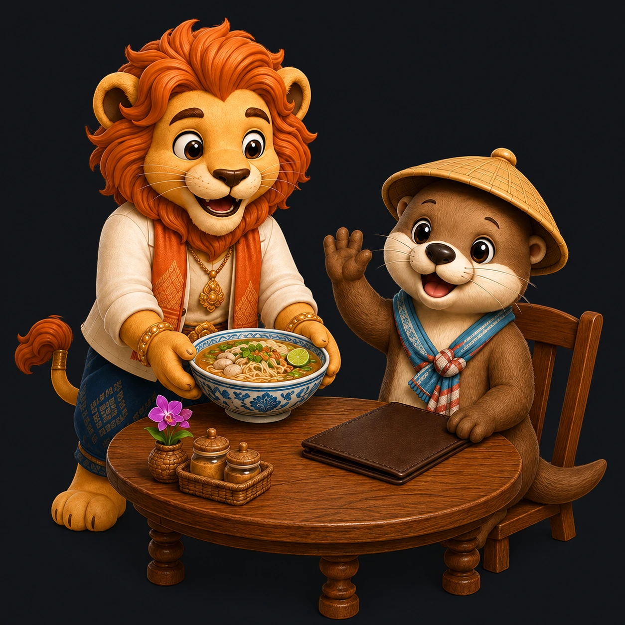 Sabai Thai companions exploring dining out