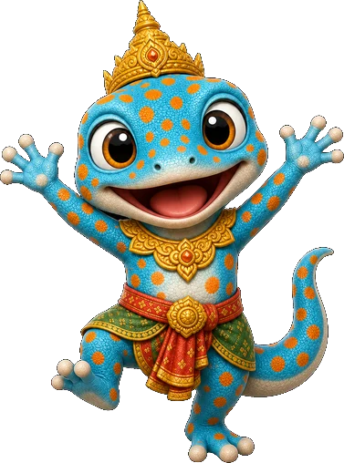 Tukkae, a Sabai Thai companion